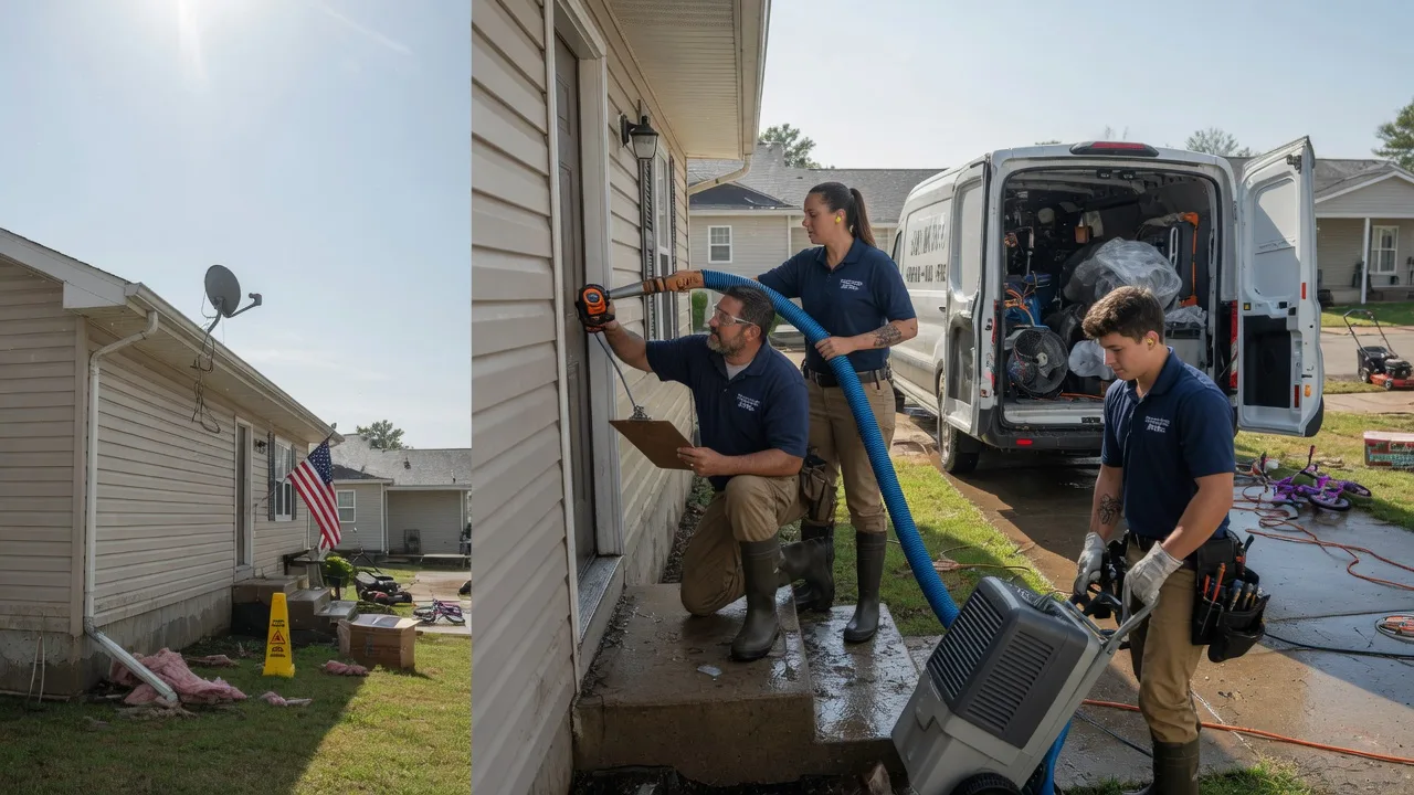 Ceiling Water Damage Restoration in Marion, IA near me